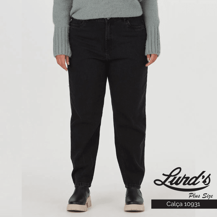 CALÇA FEMININA PLUS SIZE MOM 110931 MALWEE JEANS 46 JEANS