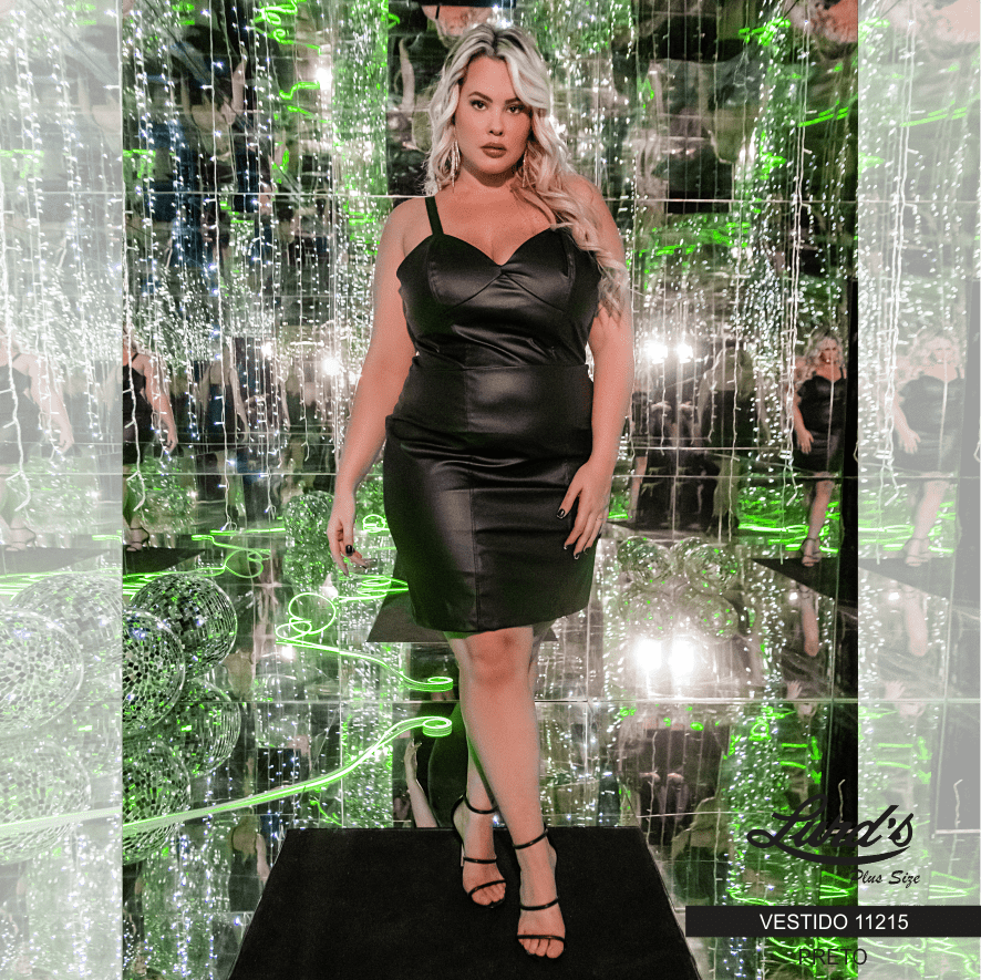 Vestido sem Manga PRETO