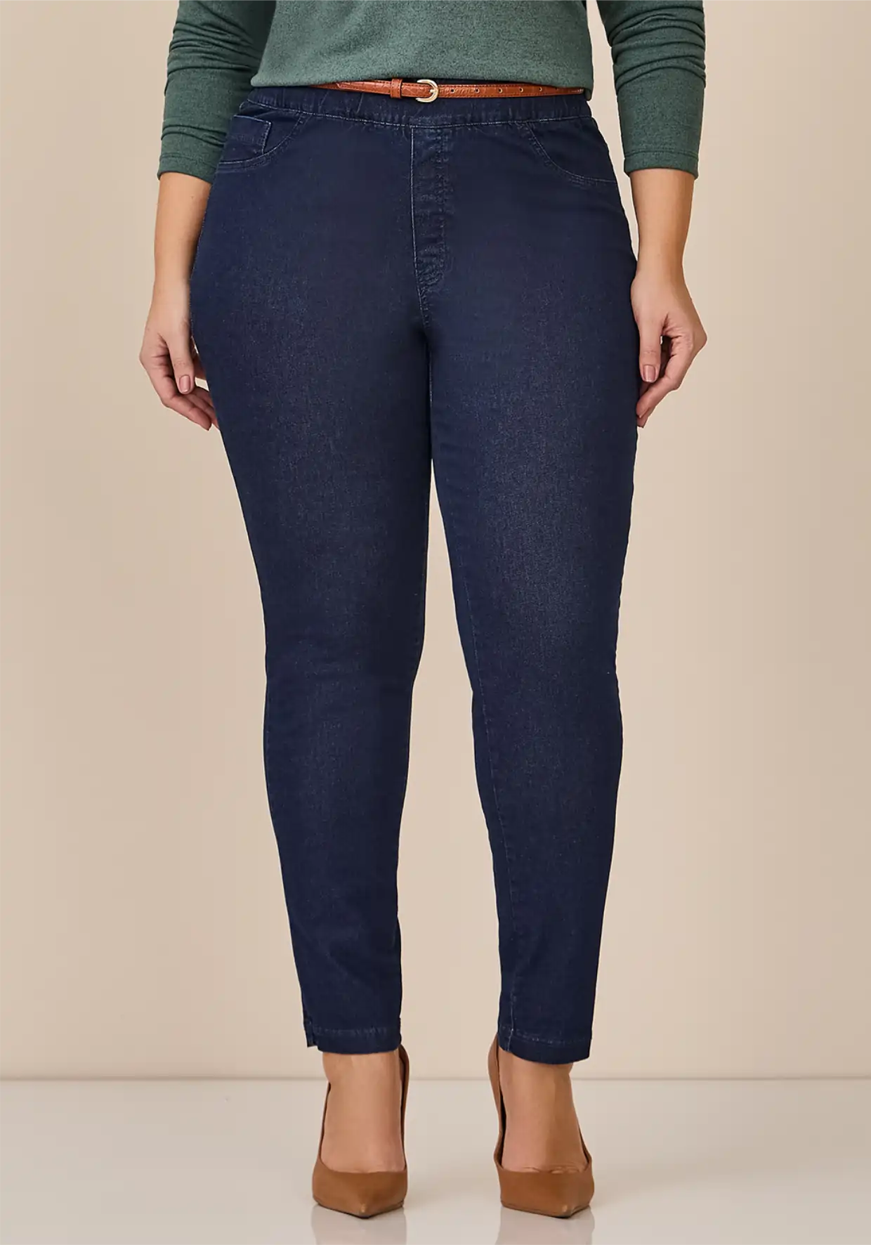 Calça Skinny Feminina Plus Size Ref 51140083 Jeans JEANS