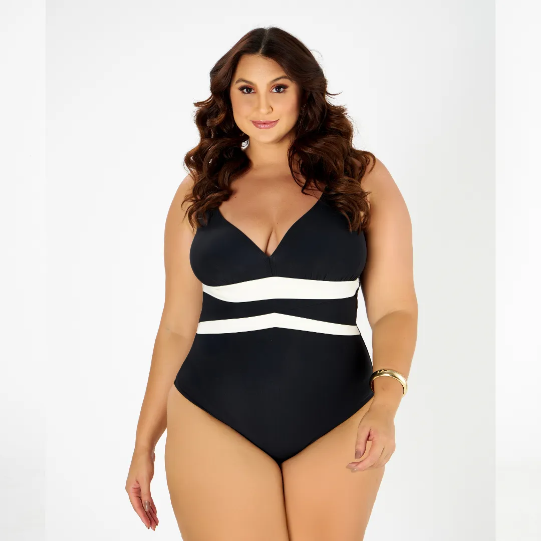 Maiô Sem Bojo Plus Size Ref 617577 Preto PRETO
