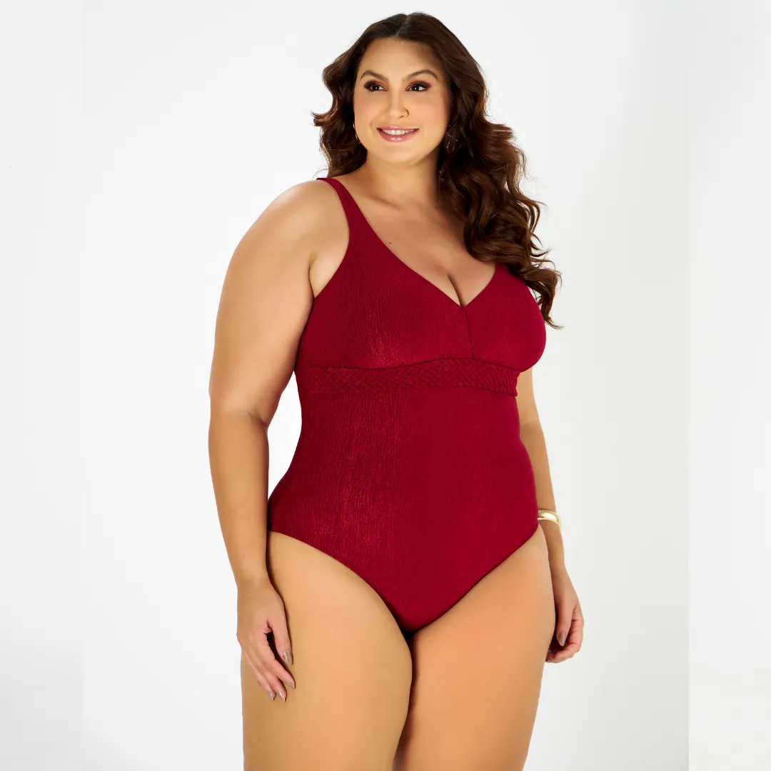 Maiô Sem Bojo Plus Size Ref 617581 Vinho VINHO