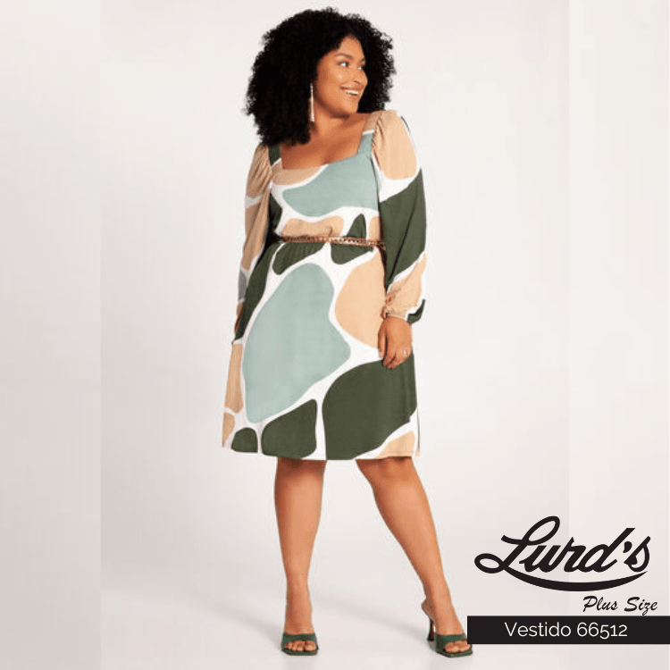 Vestido Manga Longa VERDE
