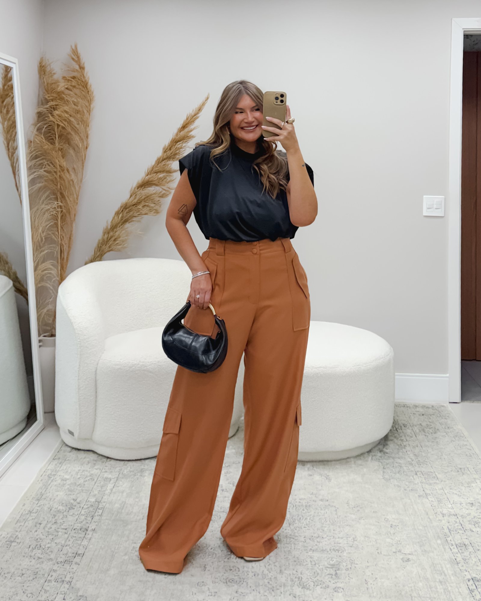 Calça Cargo CARAMELO