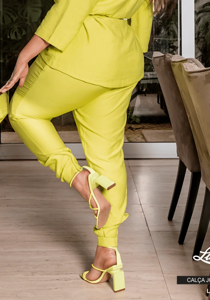 Calça Jogger  Feminina Plus Size Ref 29938 Lima - 48