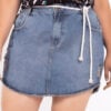Mini Saia Plus Size Ref 8691 Jeans