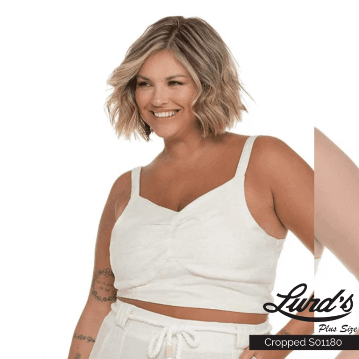 Cropped Feminino Plus Size Ref S01180 Cru - 52