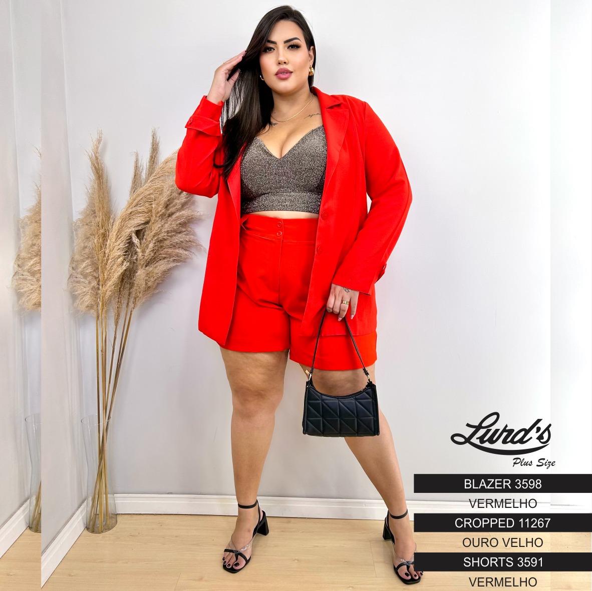 Shorts Plus Size Feminino Bordo - Estilo Próprio Moda Feminina Plus Size de  Verdade - Loja Online