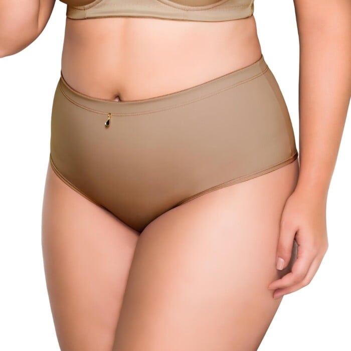 Calcinha Plus Size Ref 124233 Cacau - 52