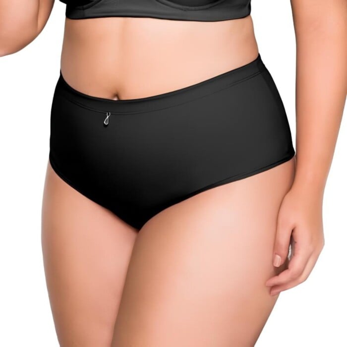 Calcinha Plus Size Ref 124233 Preto - 50