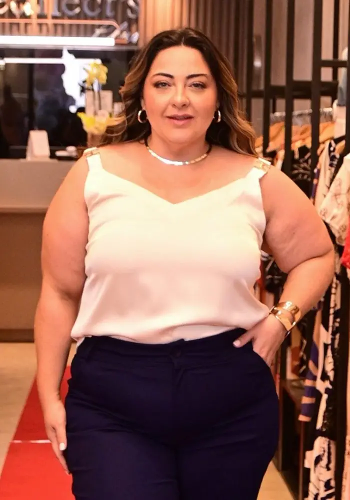 Regata Feminina Plus Size Ref 12377 Bege - 52