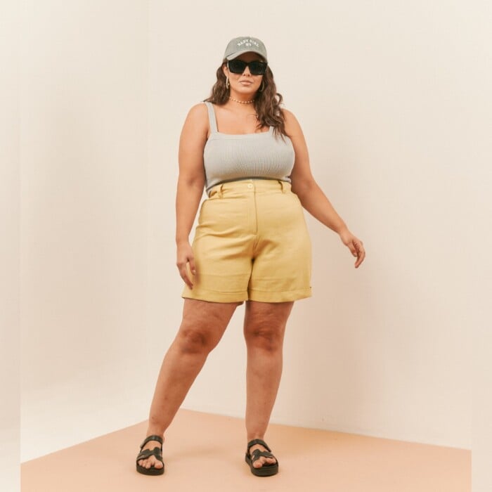 Shorts Feminino Plus Size Ref 3967 Verde - 54