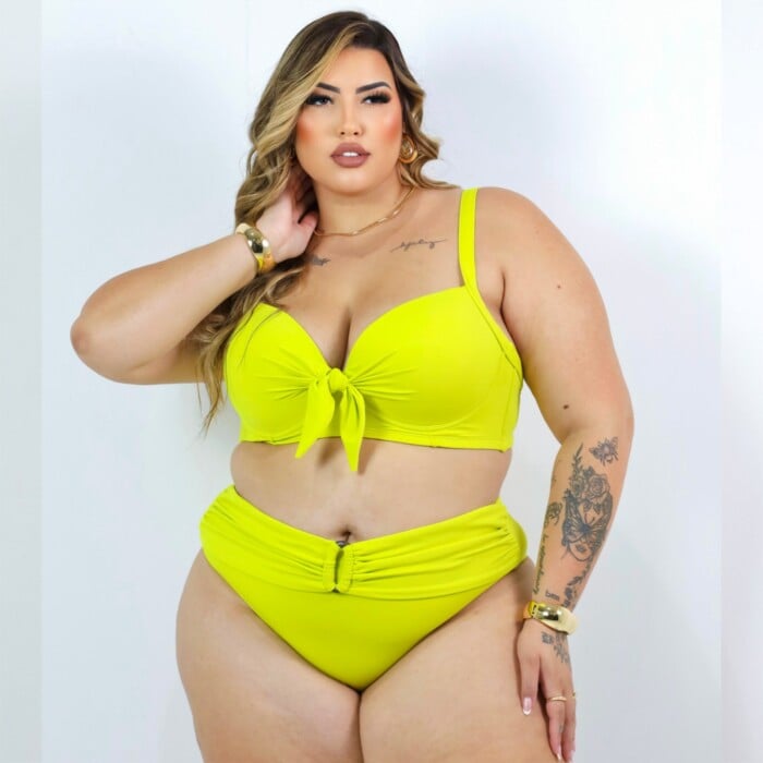 Biquini Plus Size Com Bojo Ref 43775 Lima - 50