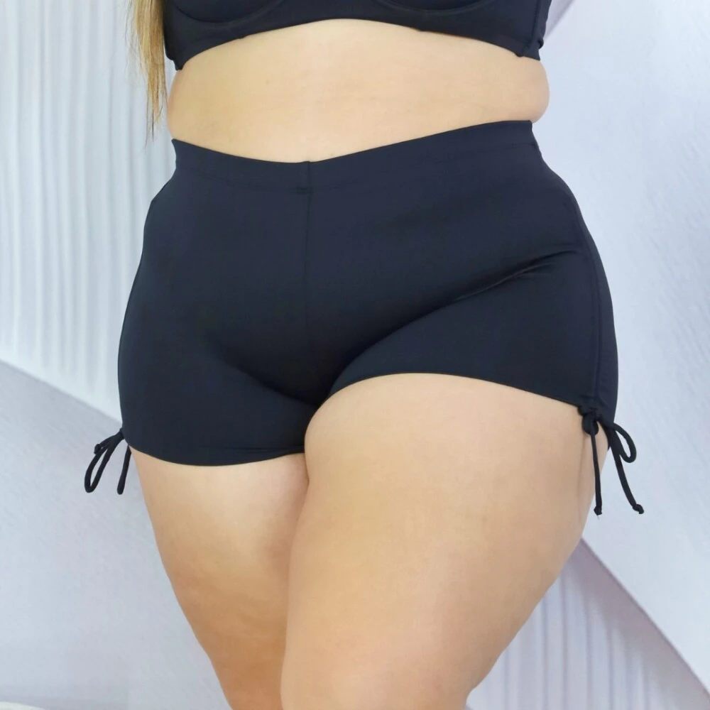 Alternative view of Shorts Tanga Feminino Plus Size Ref 1939 Preto