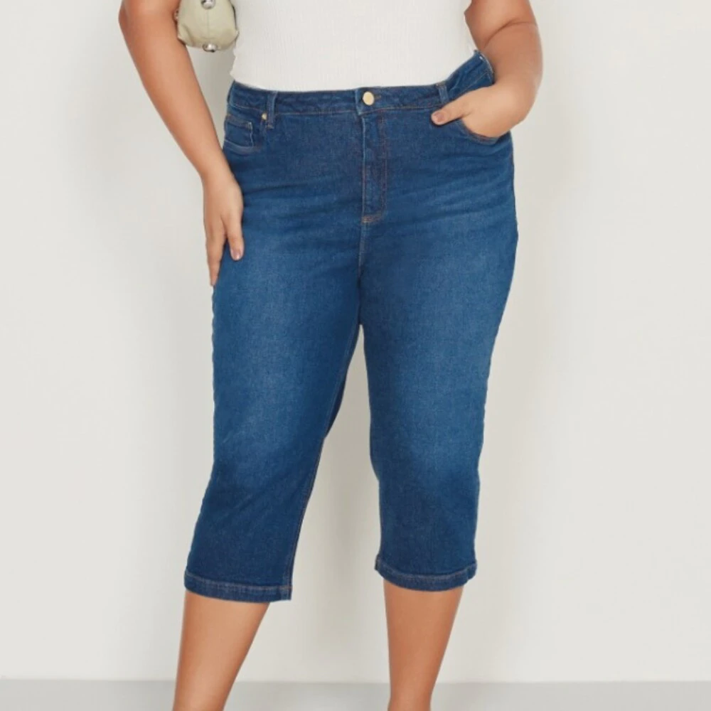 Capri Feminina Plus Size Ref 35686A Jeans