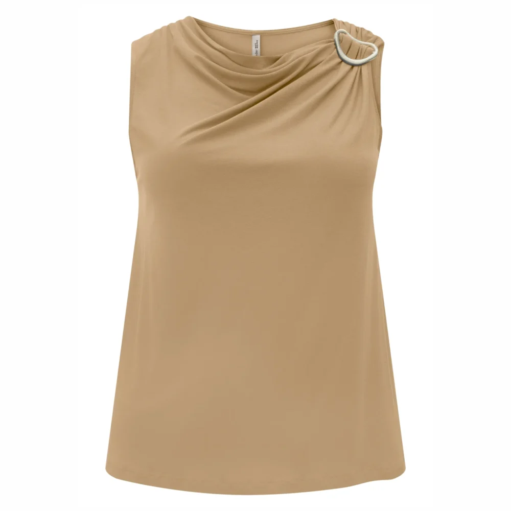 Regata Feminina Plus Size Ref C5125 Bege - 48