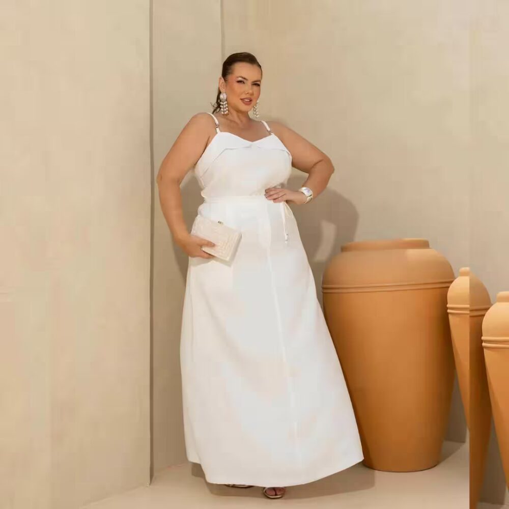 Alternative view of Saia Longa Plus Size Ref 820125 Off White