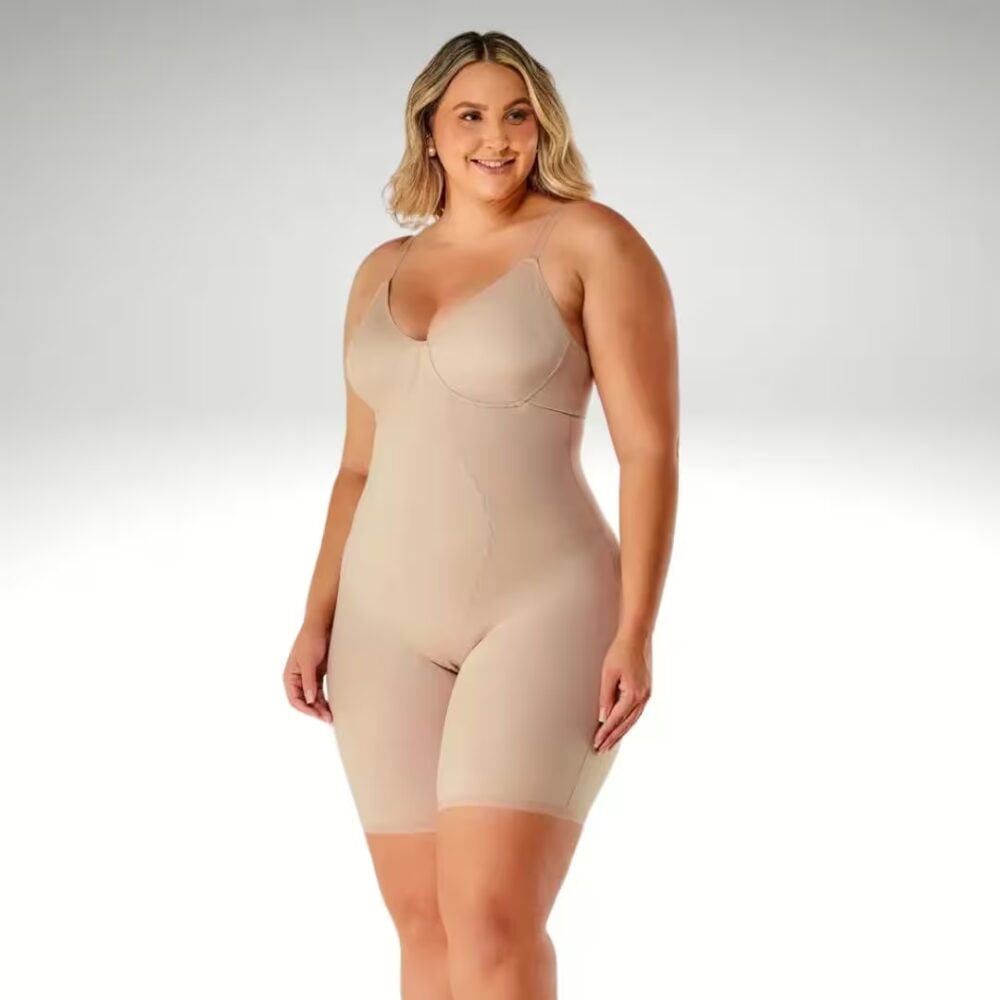 Cinta Modeladora Macaquinho Com Bojo Ref 350842 Chocolate