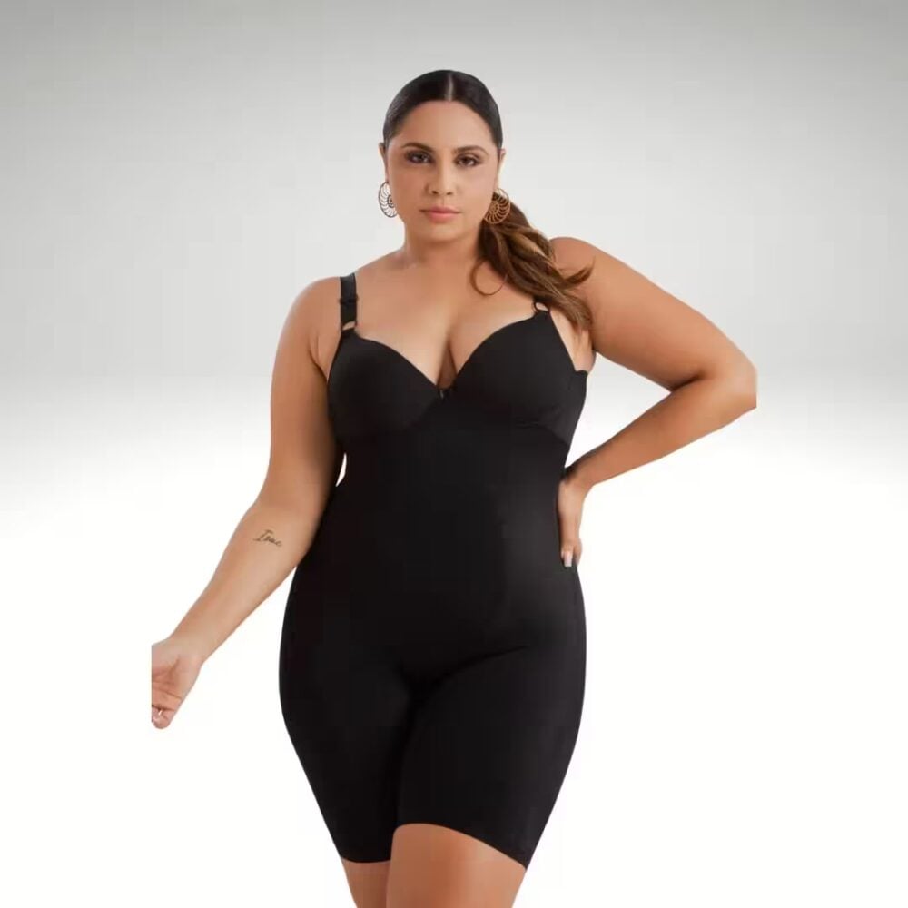 Alternative view of Cinta Modeladora Macaquinho Com Bojo Ref 350842 Chocolate