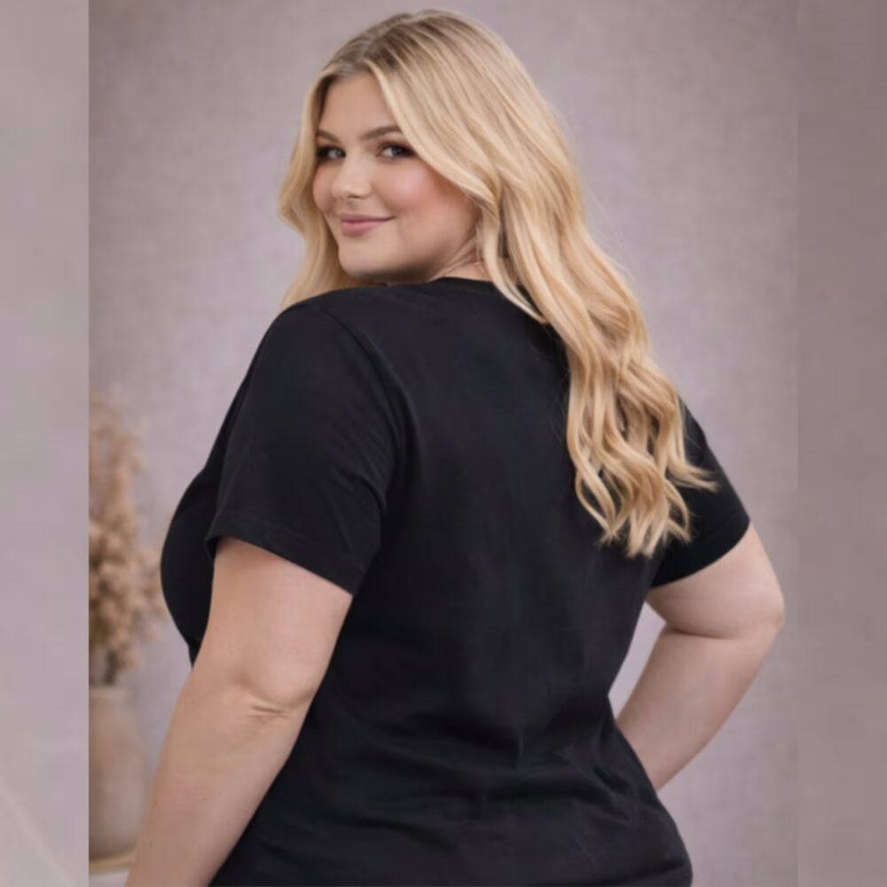 Alternative view of T-Shirt Feminina Plus Size Manga Curta Maravilha