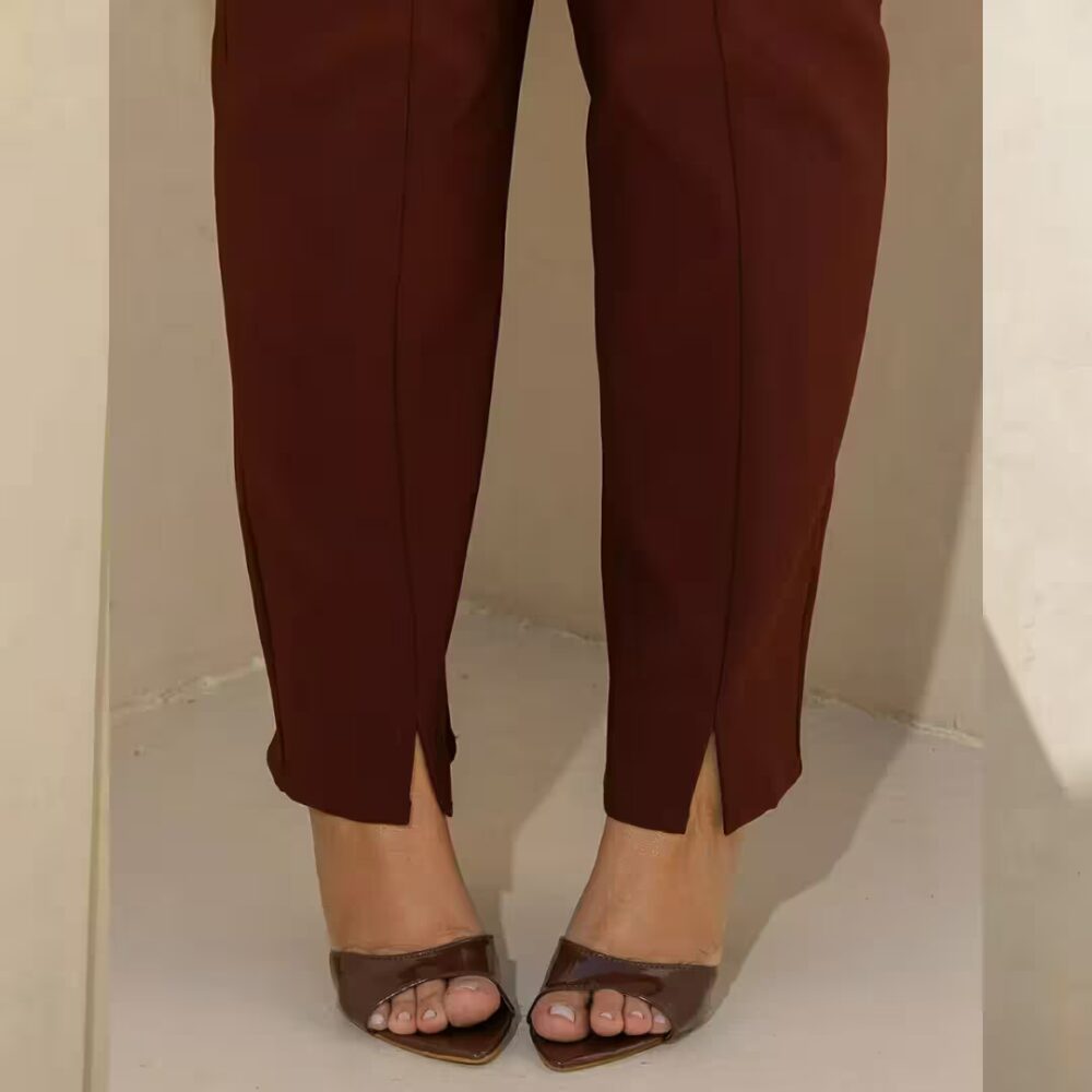 Alternative view of Calça Feminina Cigarrete Plus Size Ref 800295 Marrom